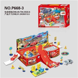 Fancy cars parking lot - OBL640419