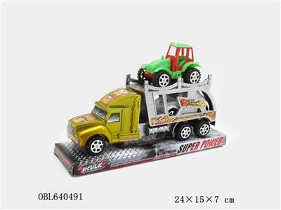 惯性拖头车拖1只甲壳虫和1农夫车 - OBL640491