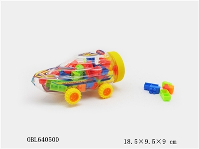 米尔小游艇益智类积木多色混装称重50克（40PCS） - OBL640500