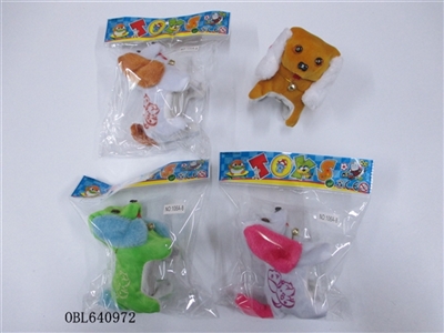 灯光毛绒电动卡通狗 - OBL640972
