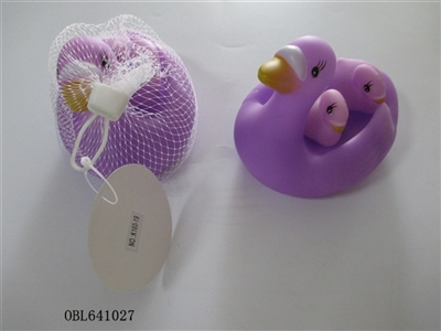 三只庄搪塑子母鸭 - OBL641027