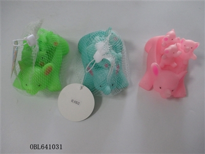 四只庄搪塑子母大象 - OBL641031