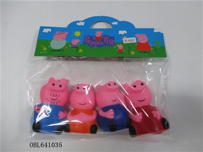 四只庄搪塑猪小妹 - OBL641035