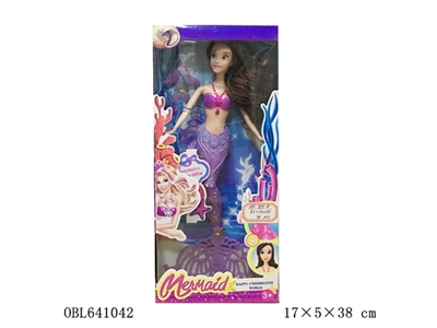 11.5寸美人鱼（带彩灯） - OBL641042
