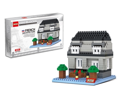 迷你积木-法国风格别墅/世界建筑429PCS - OBL641226
