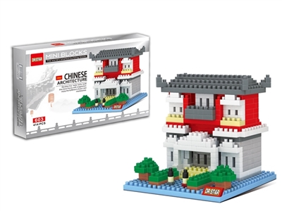 迷你积木-中国风格别墅/世界建筑414PCS - OBL641227