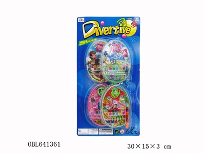 Four patterns marbles - OBL641361