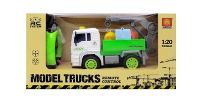Sanitation of remote control car (cross with lamp) - OBL641409