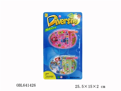 Four patterns marbles disk - OBL641426