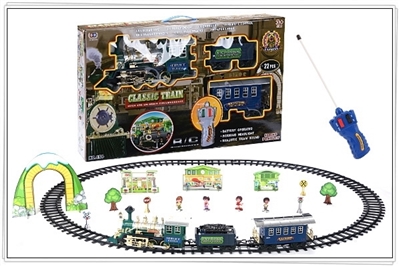 Remote control light music track train - OBL641652