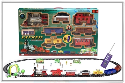 Remote control light music track train - OBL641683