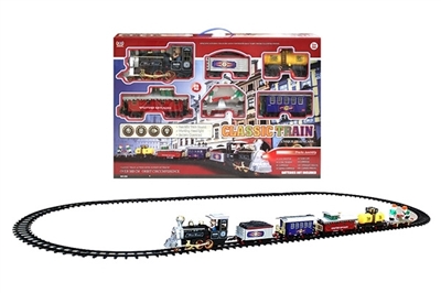 Electric light rail train music smoke - OBL641697