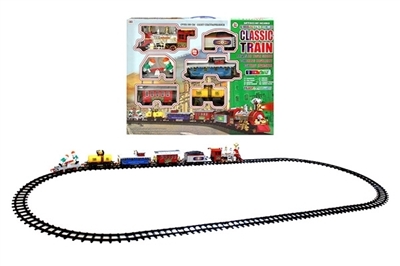 Electric light rail train music smoke - OBL641698