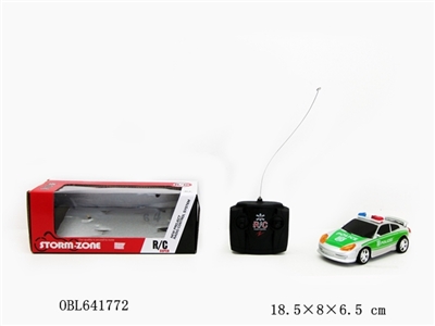 Stone remote control Porsche police car - OBL641772