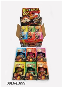 Heavy box of six zhuang grain color expansion dinosaur egg - OBL641899