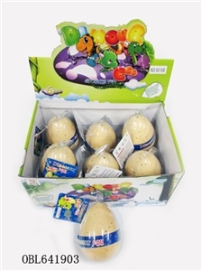 Box of six large color made yuhua district expanded zhuang dinosaur egg - OBL641903