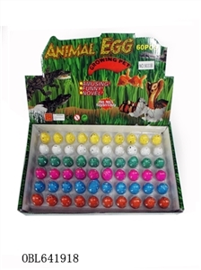 Box of 60 zhuang, small color made yuhua district expansion dinosaur egg - OBL641918