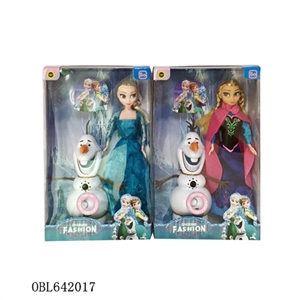 Ice and snow princess two mixed light music snow treasure - OBL642017