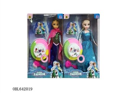 With snow and ice princess cake (two mixed) - OBL642019