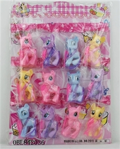 Evade glue pony bao li hung Sally comb with 12 pack - OBL642036