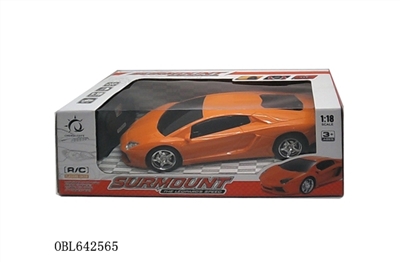 四通遥控车1：18仿真兰博基尼带灯光（喷漆） - OBL642565