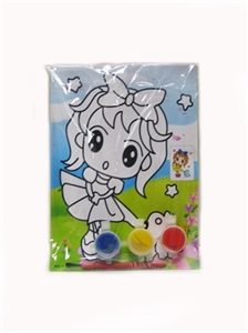 X17.2 12.6 CM drawing board with 3 color watercolor - OBL642729