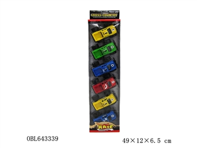 Sliding pickup suv 6 pack - OBL643339