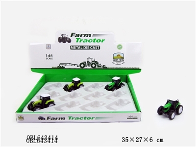 Pull back alloy farmer car - OBL643414