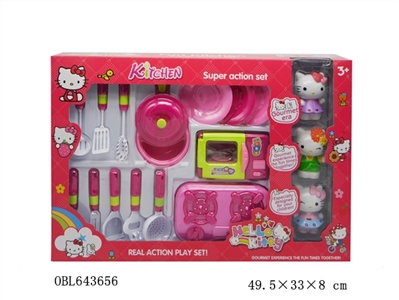 Hello Kitty tableware with 3 big KT - OBL643656