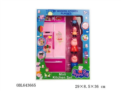 The pink pig sister kitchen series with pigs - OBL643665