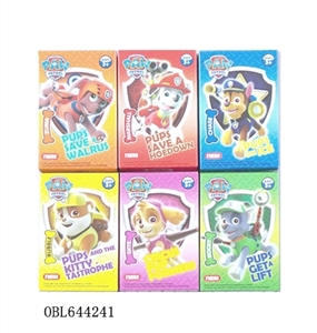 2.8寸Q版狗狗巡逻队+数字底座单只盒装，6款混       - OBL644241