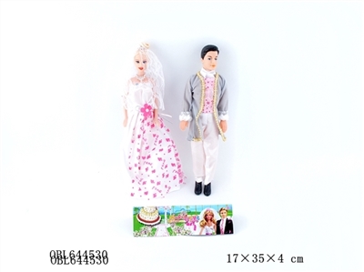 11寸芭比王子夫妻装 - OBL644530