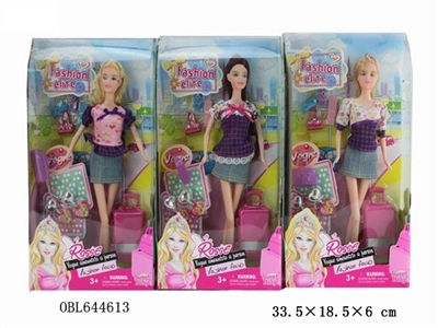 11.5 -inch barbie (3 mixed) returning from the trip - OBL644613