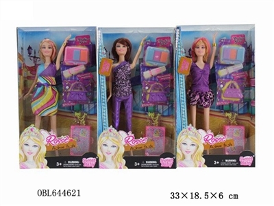 The 11.5 -inch barbie fashionable gens (3, orange) - OBL644621