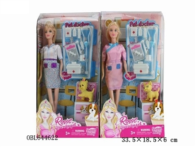 11.5 -inch barbie pet doctor (2, orange) - OBL644622