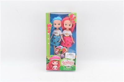 2 only 9 inches empty handed strawberry doll - OBL644951