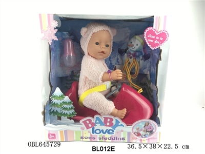 16 inch function doll/tears, take water, urinary function, shit function/taxi sledges - OBL645729