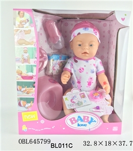 16 inch doll/take pee - OBL645799