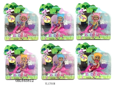 The MINI doll with motorcycle series/paragraphs 6 mixed / 3 expression - OBL645812
