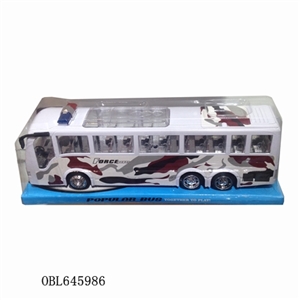 Plating white camouflage bus window - OBL645986
