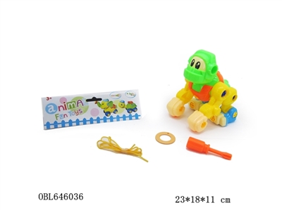 Educational disassembling drag cartoon orangutans - OBL646036