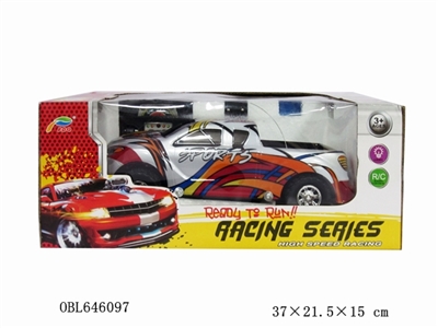 1:14 PVC车壳四通遥控车(包电带灯）4款混装 - OBL646097