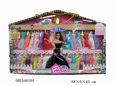 11.5 -inch barbie dress color box - OBL646104