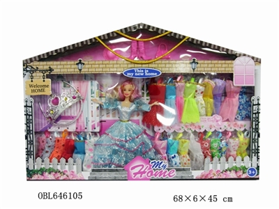 11.5 -inch barbie dress color box - OBL646105