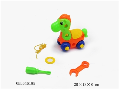 Educational disassembling the horse - OBL646185