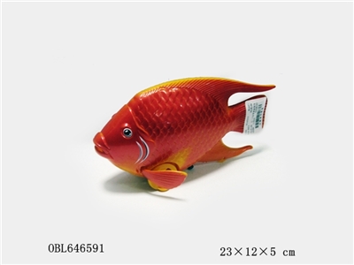 Arrows painted fish with lamp (3 color) - OBL646591