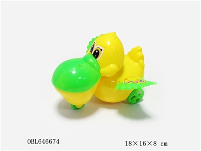 Stay with fluid solid color cartoon mouth duck - OBL646674