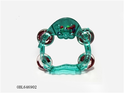 Transparent cartoon penguin tambourine - OBL646902