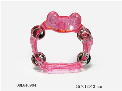 Transparent frog hand bell drum (big) - OBL646904