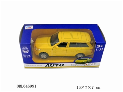 1：32路虎保时捷合金2开门仿真车带IC - OBL646991